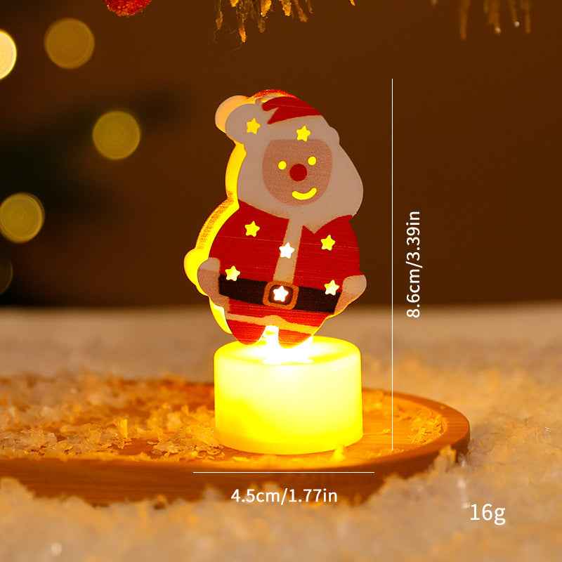 LED Electronic Candle Light Christmas Tree Creative Decoration