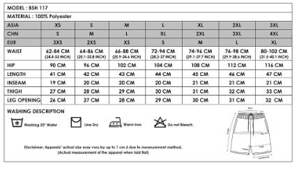 Apacs BSH 117 Premium Badminton Short – Black