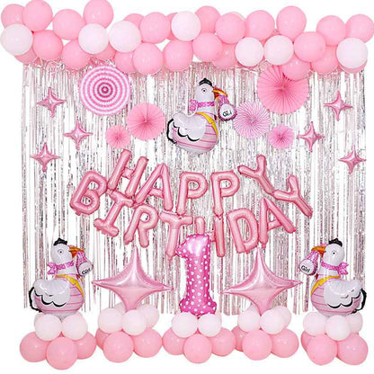 Themed Birthday Party Decorative Letters Balloons Set