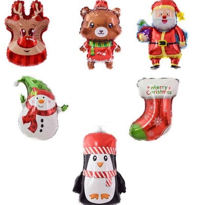 Mini Christmas Tree Snowman Balloons