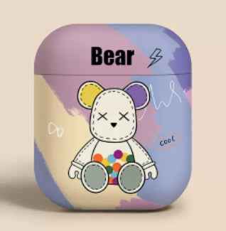 Wireless Bluetooth Headphone Case Protection Case Cartoon Cute