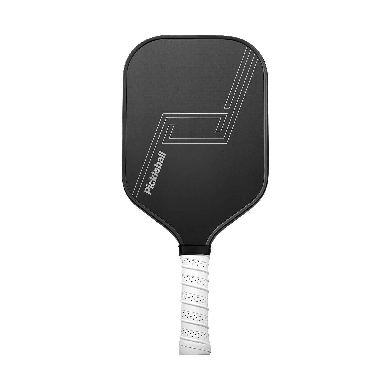 Pro Carbon Fiber Pickleball Paddle - Honeycomb Core Racket for Adults | Black