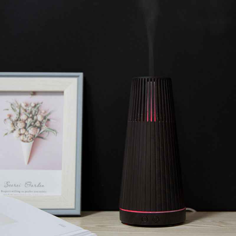 Newest Electric Essential Oil Aroma Difuser Natural Wood Grain Ultrasonic Aroma Humidifier