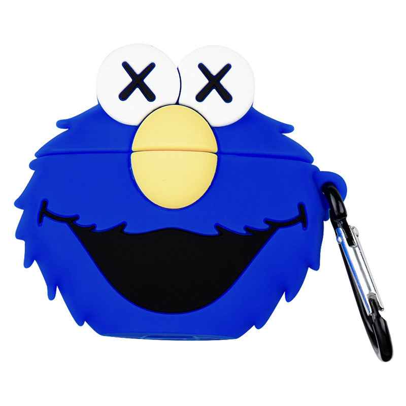 Cartoon Retro Gramophone  Wireless Bluetooth Headset Silicone Case