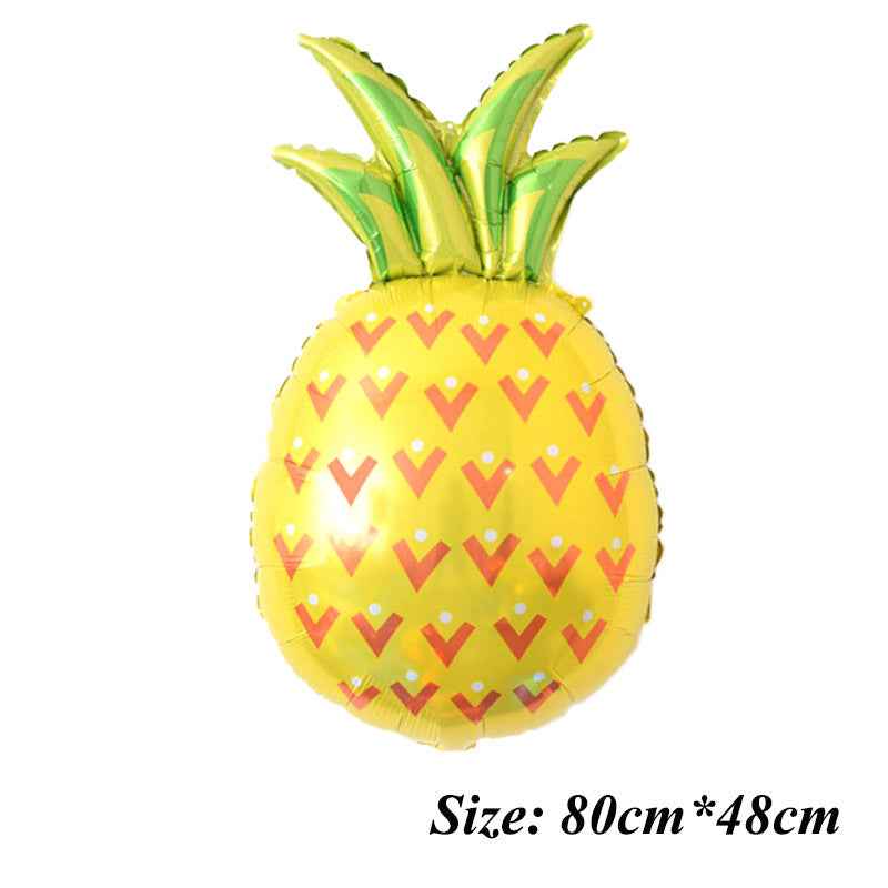 Cartoon Aluminum Film Balloon Festival Celebration Children's Birthday Party Decoration Shopping Mall Celebration Decoration Fruit Balloons