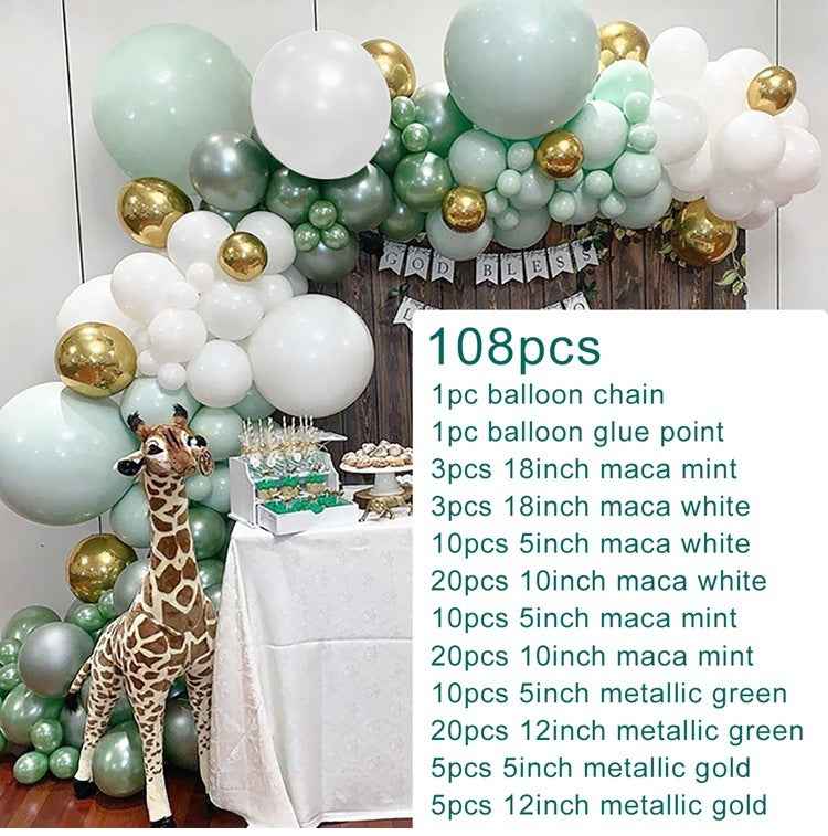 Baby Birthday Party Latex Balloon Set Decoration