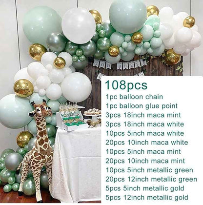 Baby Birthday Party Latex Balloon Set Decoration