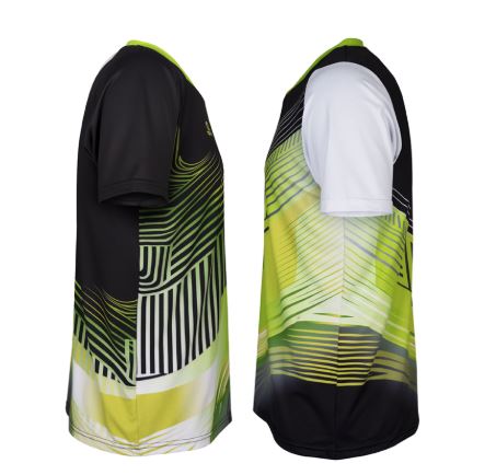 Apacs RN 10162 Badminton T-Shirt – Black/Green