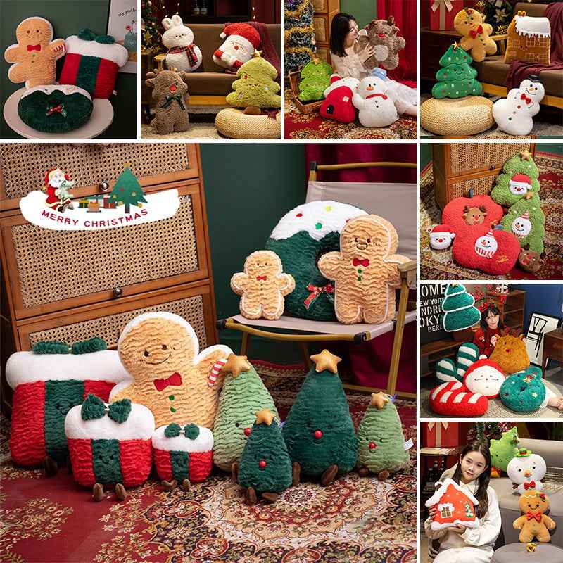 Plush Pillow Christmas Tree Decorative Gift Doll