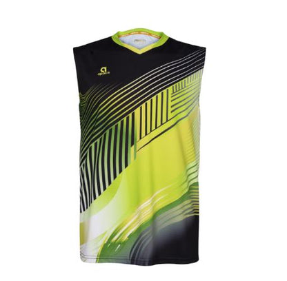 Apacs SL 22229 Sleeveless Badminton T-Shirt – Black/Green