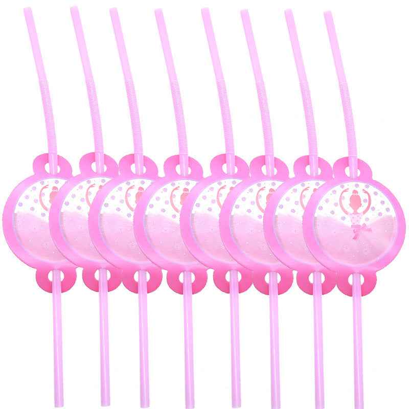 Dancing Girl Birthday Party Decoration Supplies Disposable
