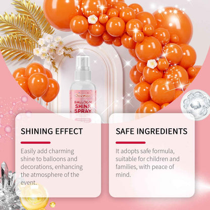 Light Up Party Atmosphere Decoration Easy To Apply Gloss Rubber Balloons Spray