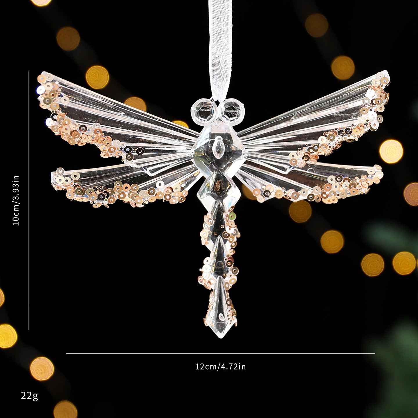 Christmas Decorations Sequined Acrylic Pendant