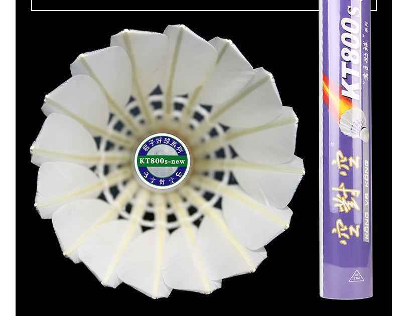 KT800A Duck Feather Badminton Shuttlecock