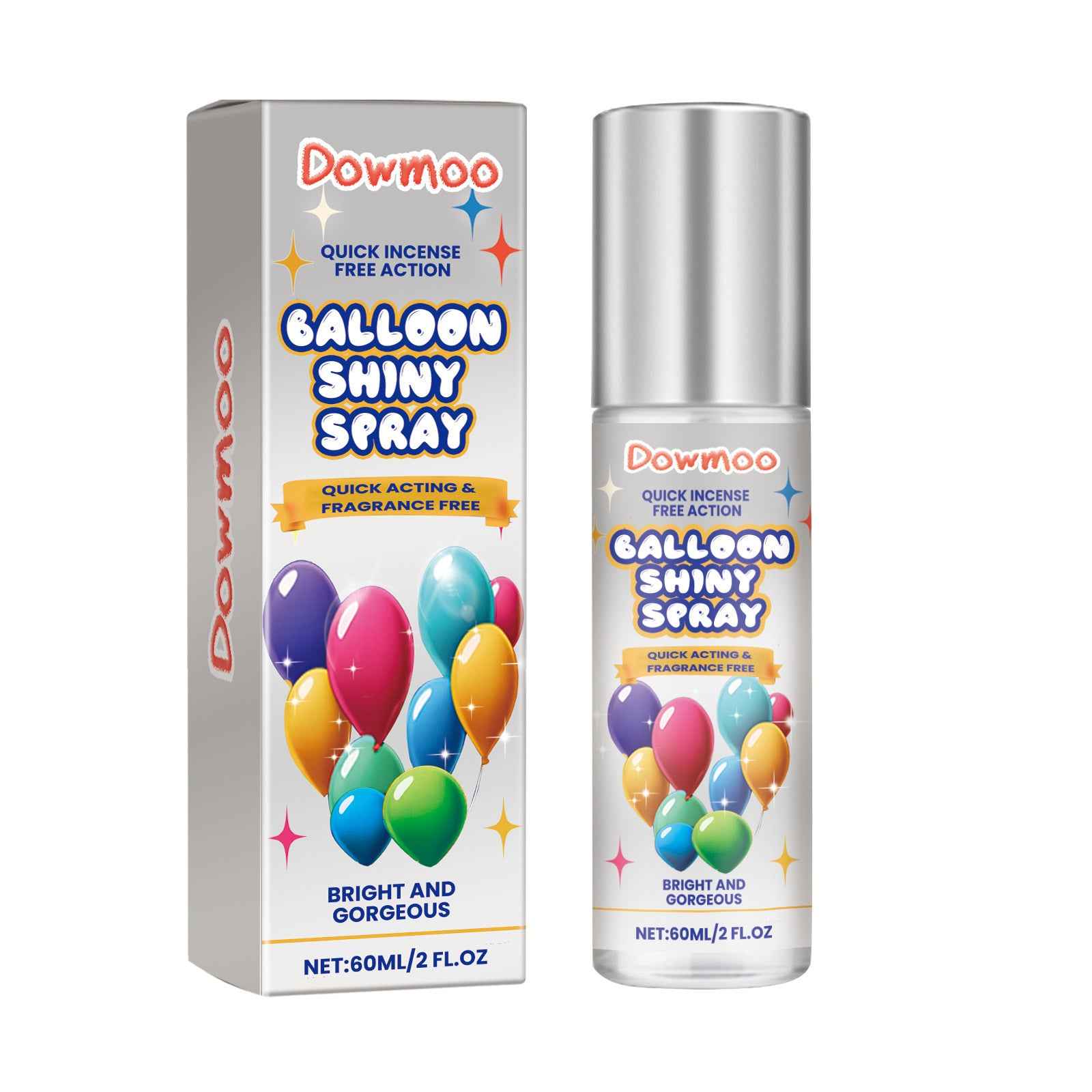 Rubber Balloons Shiny Spray Lasting Non-oxidation Enhanced Gloss Texture Atmosphere Spray