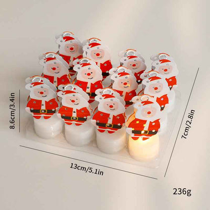 LED Electronic Candle Light Christmas Tree Creative Decoration