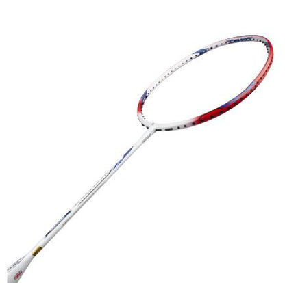Apacs Feather Weight 500 Badminton Racket – White/Red 7U