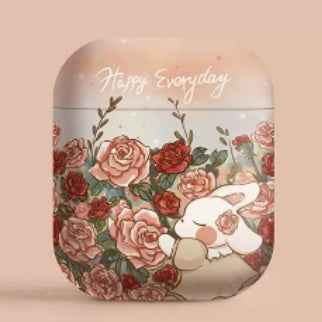 Wireless Bluetooth Headphone Case Protection Case Cartoon Cute