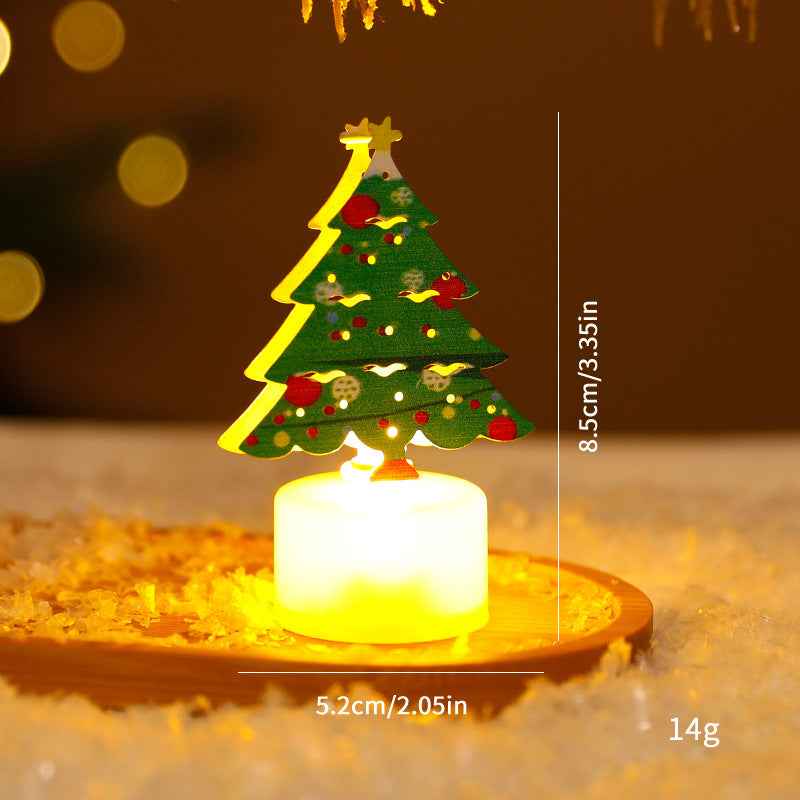 LED Electronic Candle Light Christmas Tree Creative Decoration