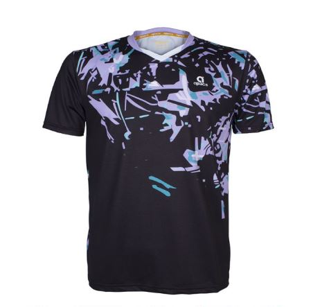 Apacs RN 10161 Badminton T-Shirt – Black/Purple