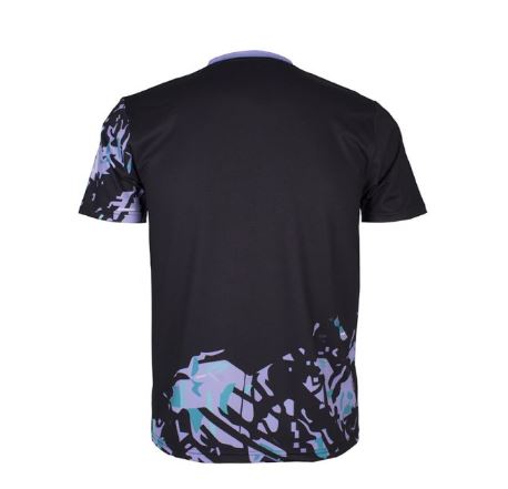 Apacs RN 10161 Badminton T-Shirt – Black/Purple
