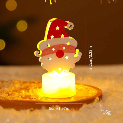 LED Electronic Candle Light Christmas Tree Creative Decoration