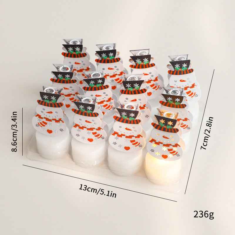 LED Electronic Candle Light Christmas Tree Creative Decoration