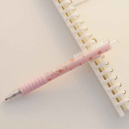 Cute Peach Press Gel Pen Korean Stationery Kawaii Gel Ink Rollerball Pens
