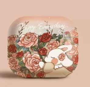 Wireless Bluetooth Headphone Case Protection Case Cartoon Cute