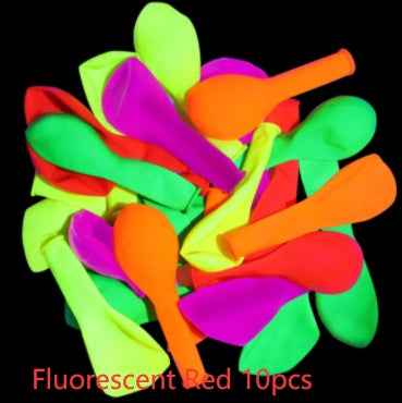 Candy Color Fluorescent Balloons Night Party Supplies
