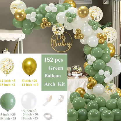 Colorful Latex Birthday Balloon Garland Arch Suit