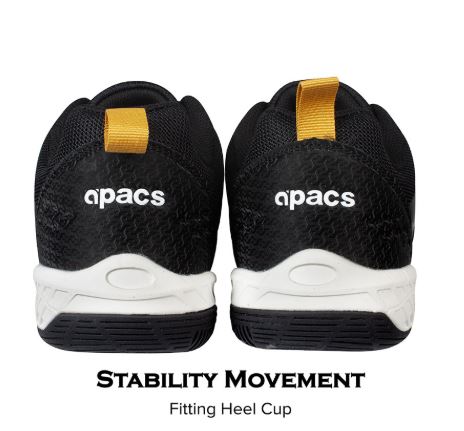Apacs Aggressive 518 Badminton Shoes - Black
