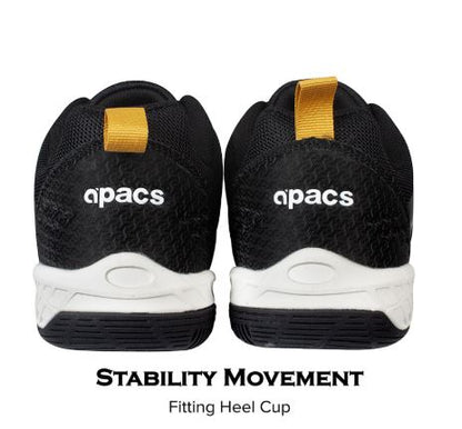 Apacs Aggressive 518 Badminton Shoes - Black