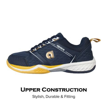 Apacs Aggressive 518 Badminton Shoes - Navy
