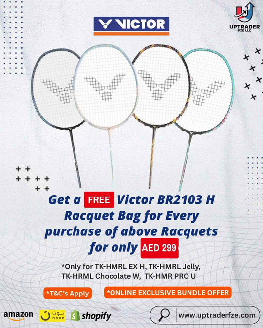 FREE Victor BR2103 H Racket Bag for Every Purchase of Victor Racket
