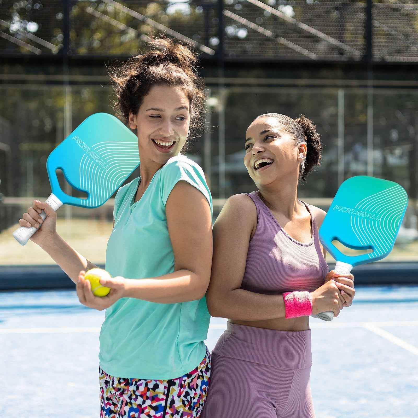 Pro Carbon Fiber Pickleball Racket - Aero Throat Honeycomb Core 550g