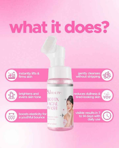 S and J Beauty Botox Facial Wash - Anti-Aging Cleanser | Uptrader