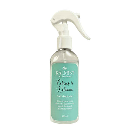 Kalmist Citrus & Bloom Air Freshener, Tropical Fruits, Floral Jasmine, Musk, Amber, Vanilla Notes, Clear Liquid, 150ml