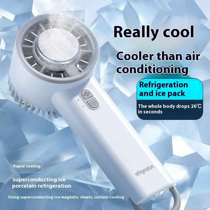 New Semiconductor Ice Cooling Handheld Fan
