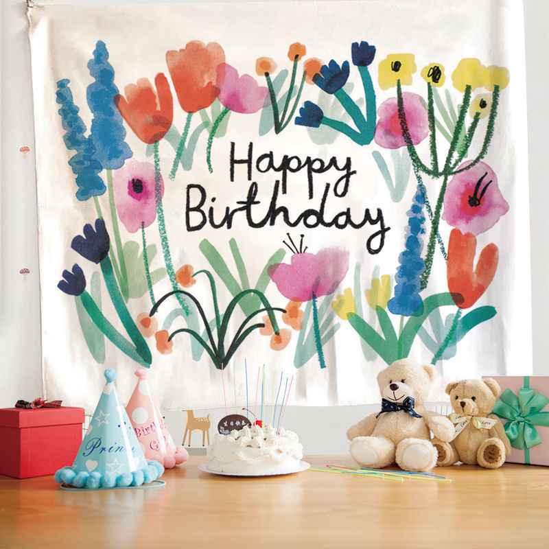 Birthday Hanging Cloth Ins Style Photo