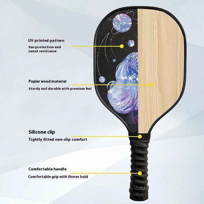 Professional Wooden Pickleball Paddle Set - Complete Racket Kit