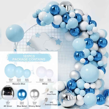 Colorful Latex Birthday Balloon Garland Arch Suit