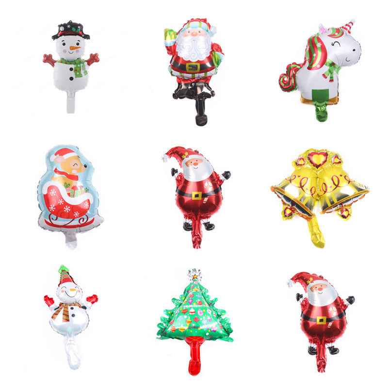 Mini Christmas Tree Snowman Balloons