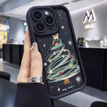 Christmas Tree Phone Case Silicone Soft Case