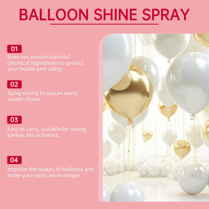 Light Up Party Atmosphere Decoration Easy To Apply Gloss Rubber Balloons Spray