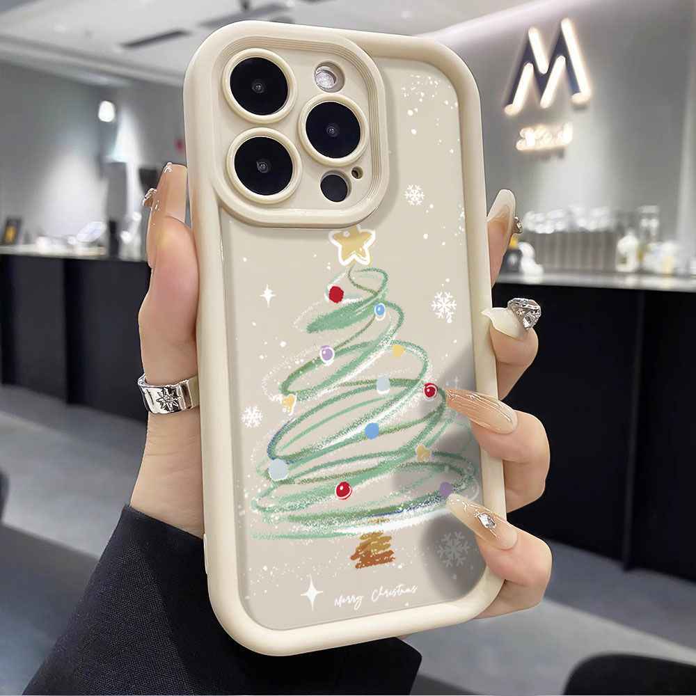 Christmas Tree Phone Case Silicone Soft Case