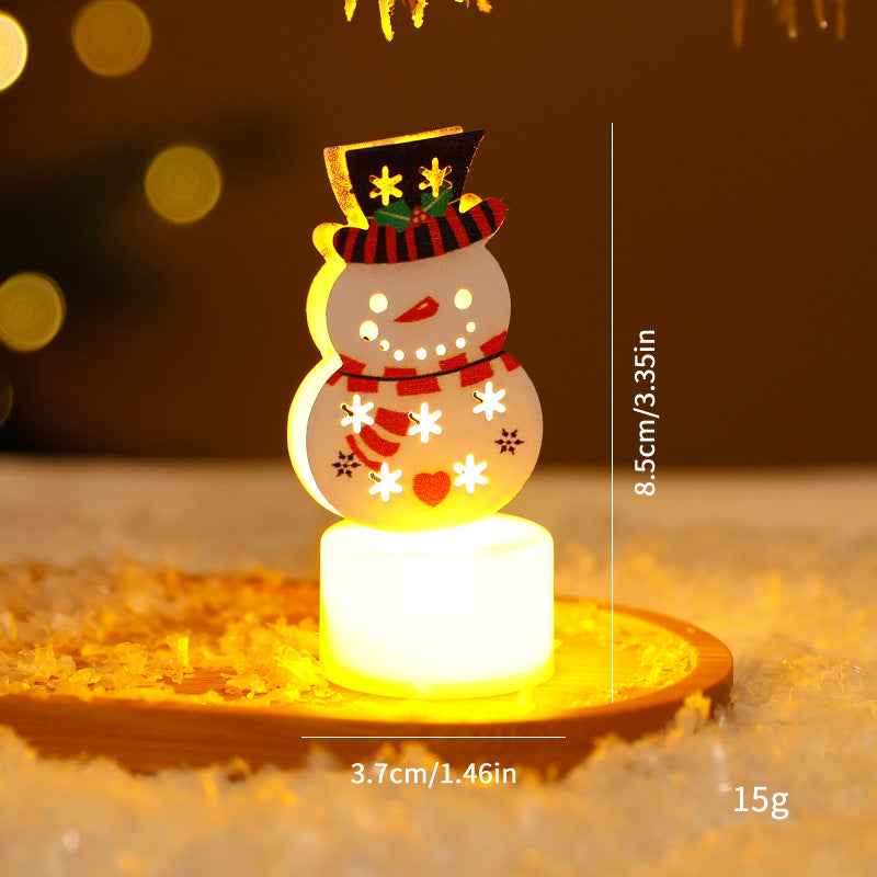 LED Electronic Candle Light Christmas Tree Creative Decoration