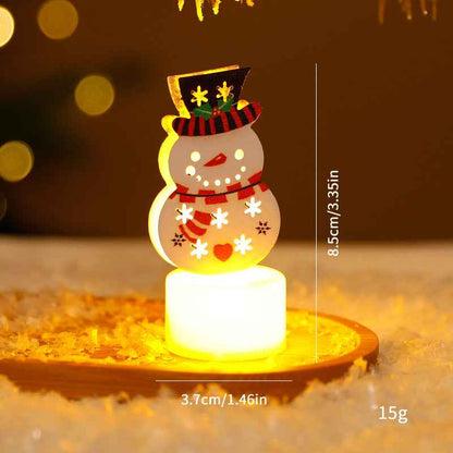 LED Electronic Candle Light Christmas Tree Creative Decoration