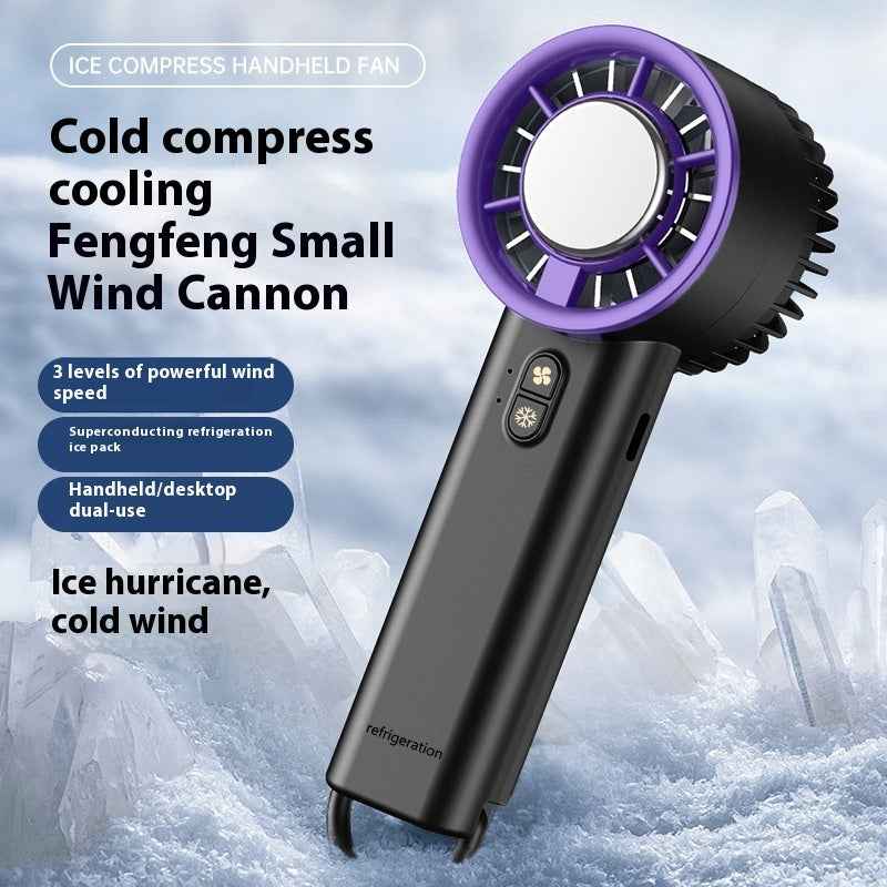 New Semiconductor Ice Cooling Handheld Fan