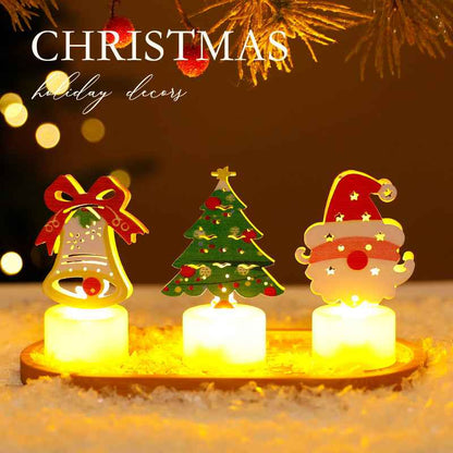 LED Electronic Candle Light Christmas Tree Creative Decoration